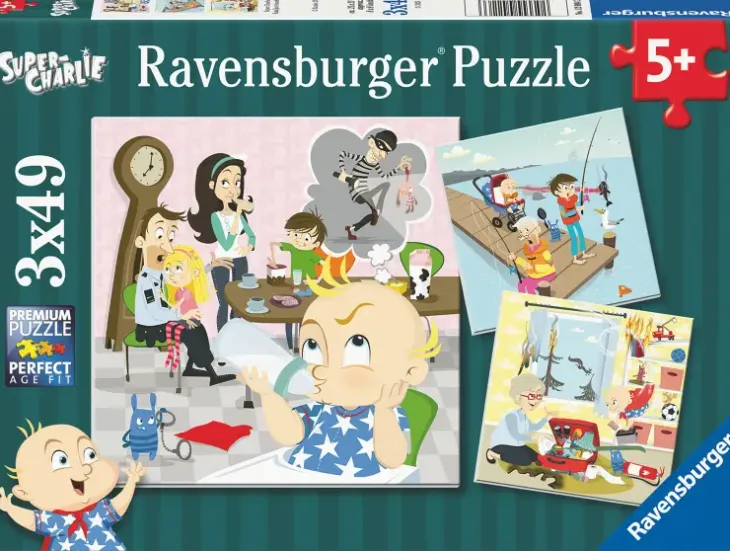 Ravensburger super charlie 3x49p