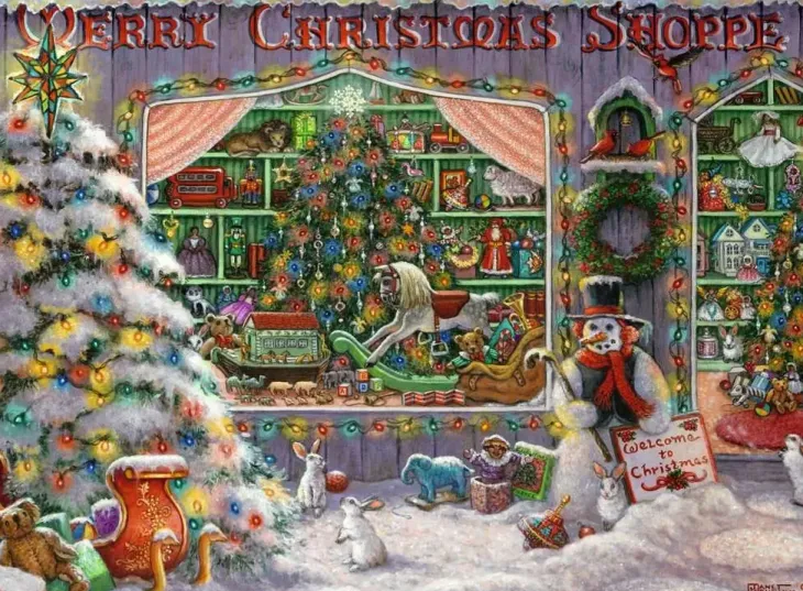 Ravensburger the christmas shop 500p