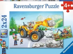 Ravensburger työkoneet 2x24 palaa