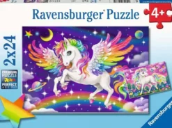 Ravensburger unicorn & pegasus 2x24p