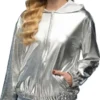 Rave takki hopea l/xl