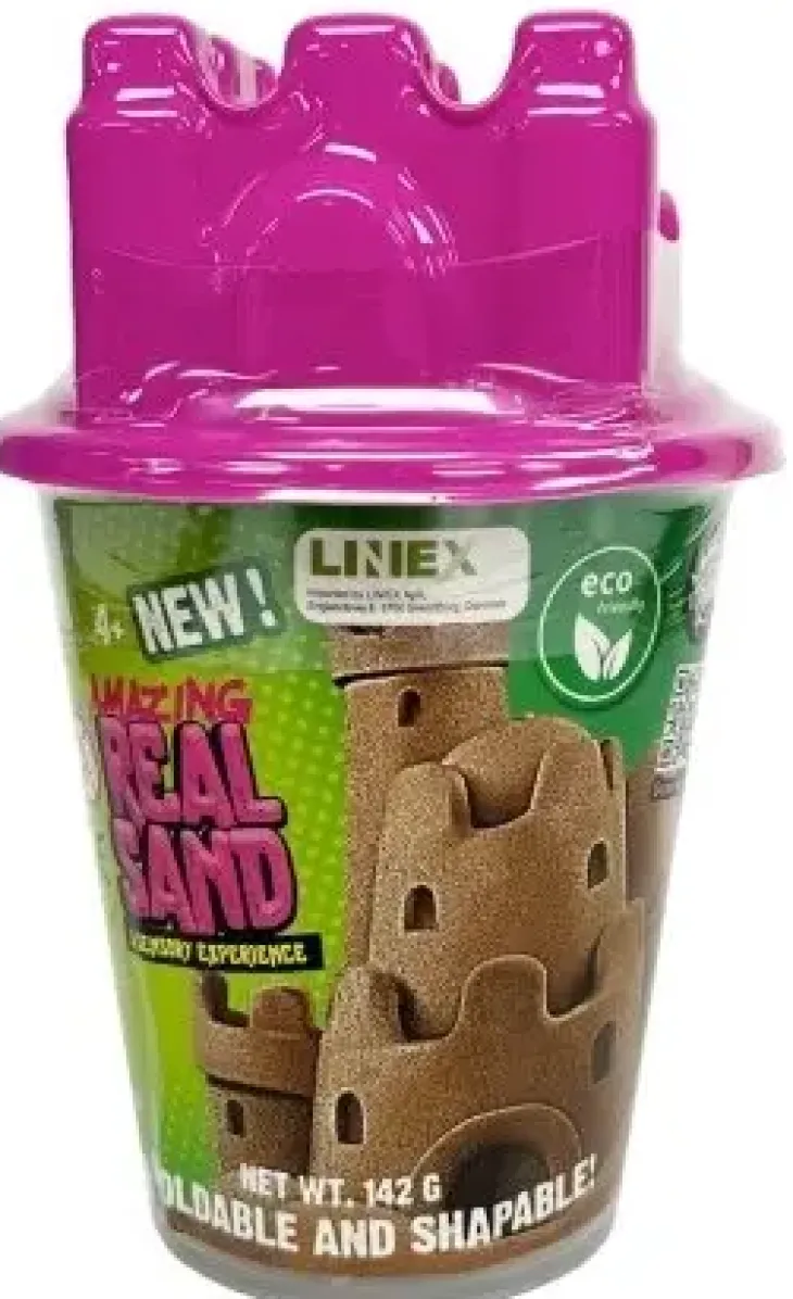Real sand pinkki purkki