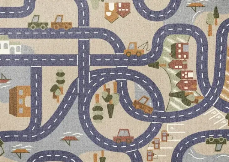 Rebel roads automatto 95x133cm