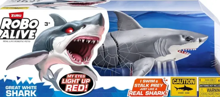 Robo alive shark attack