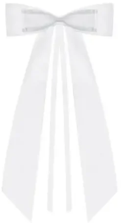 Rusetti valkoinen 14cm 4/kpl