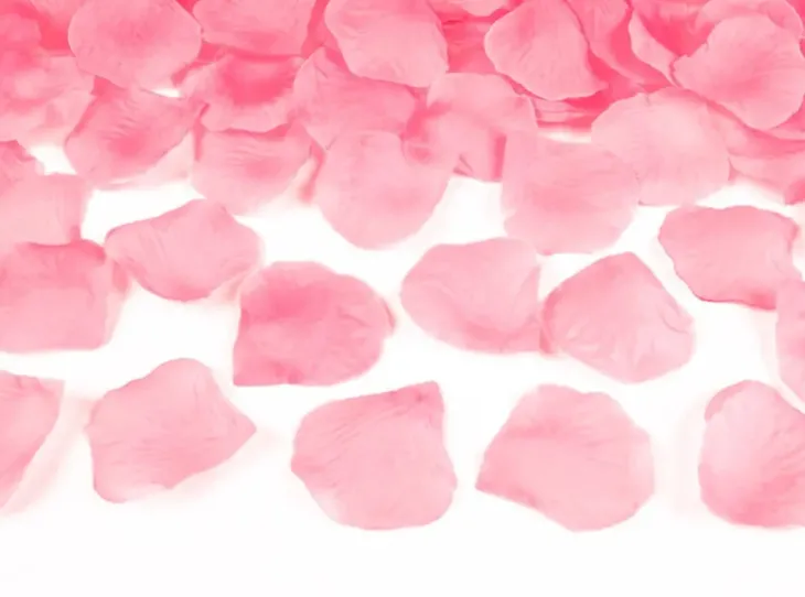 Ruusun terälehdet pinkki 100kpl