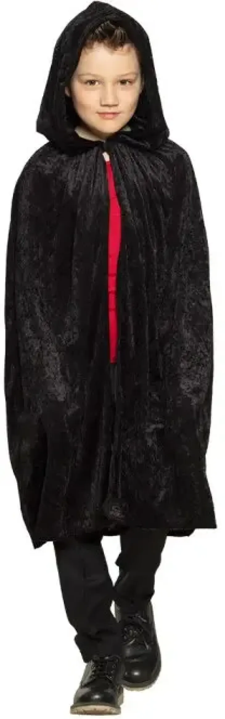 Samettinen hupullinen viitta (115 cm)