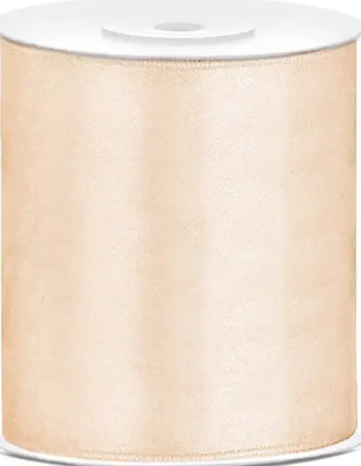 Satiininauha cream 100mm/25m