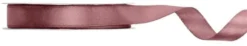 Satiininauha tumma dusty rose 12mm/25m