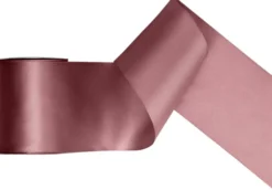 Satiininauha tumma dusty rose 100mm/25m