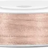 Satiininauha vaaleapersikka 3mm/50m