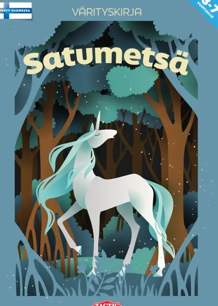 Satumetsä värityskirja