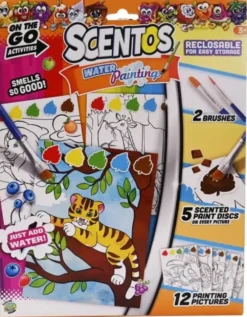 Scentos tuoksuva vesimaalaus villieläime