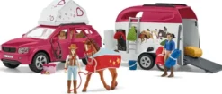 Schleich 42535 auto ja hevostenkuljetusv