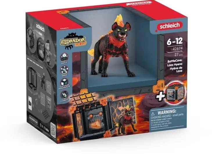 Schleich battlecave lava hyena