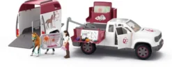 Schleich 42704 eläinlääkäri auto&trailer