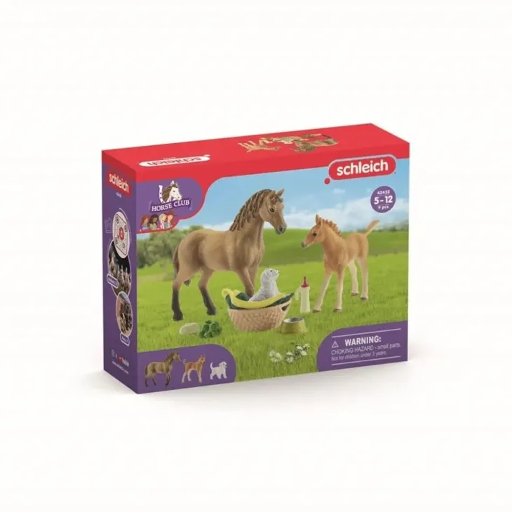 Schleich 42432 eläinvauvanhoitosarja