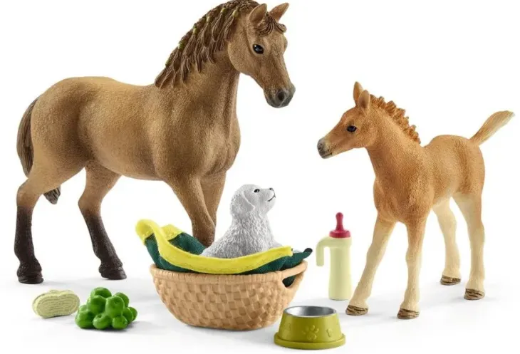 Schleich 42432 eläinvauvanhoitosarja
