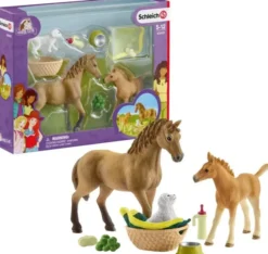 Schleich 42432 eläinvauvanhoitosarja