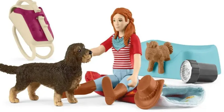 Schleich 42748 hannah yökylässä