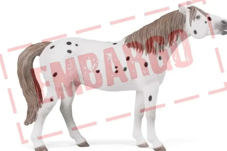 Schleich knabstrupper gelding