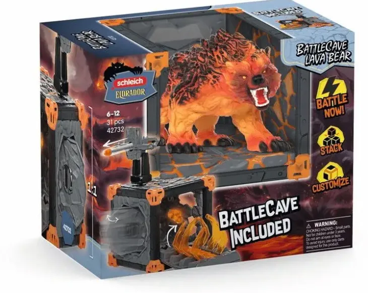 Schleich 42732 laavakarhun battle cave