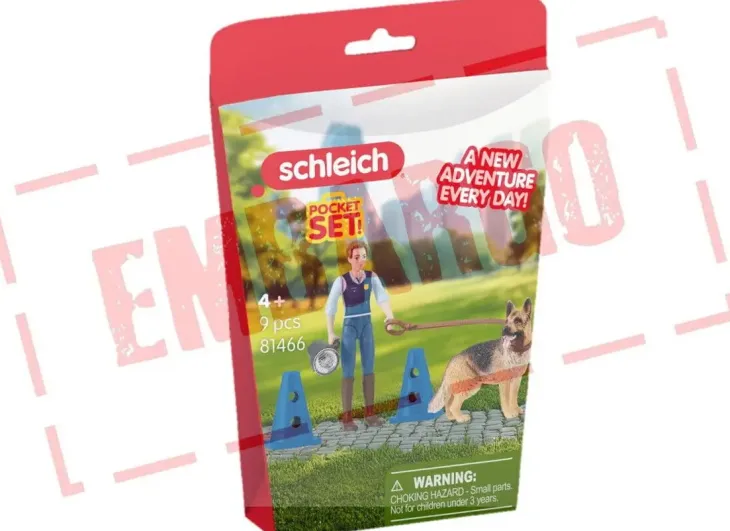 Schleich pocket set police operation