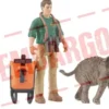 Schleich pocket set researcher on an exc