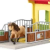Schleich 42609 ponitalli ja islanninponi