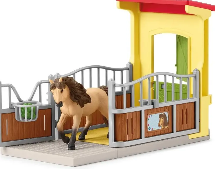 Schleich 42609 ponitalli ja islanninponi