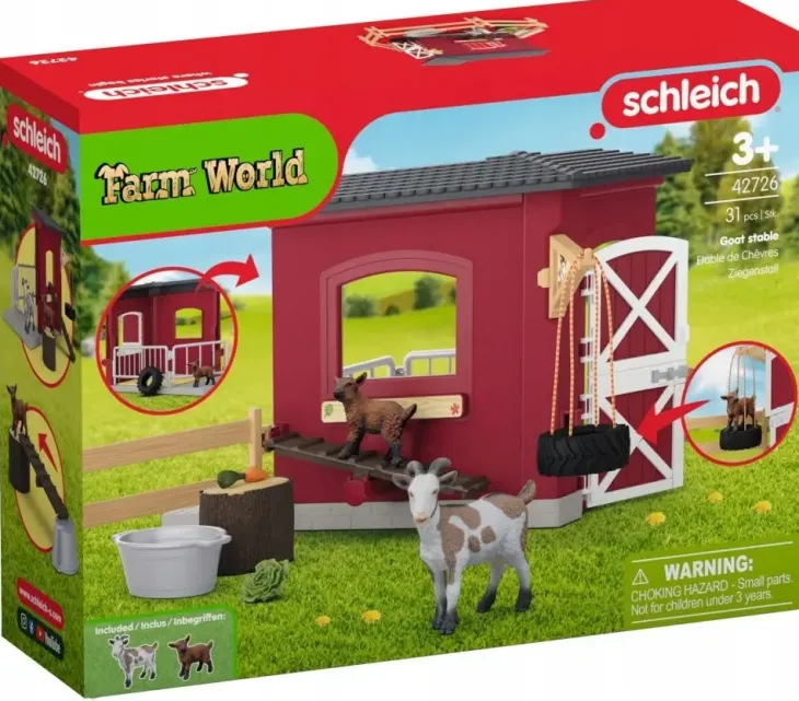Schleich 42726 vuohitalli