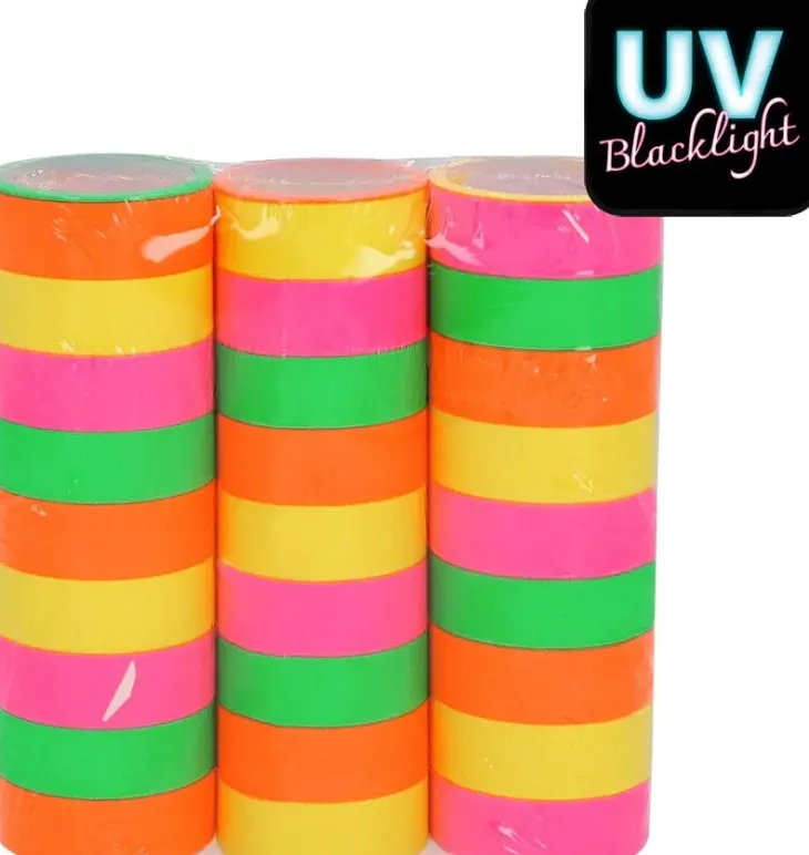 Serpentiini 3 rullan setti neon uv