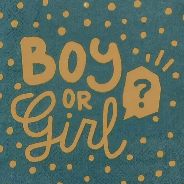 Servetti boy or girl 25 x 25 cm 1