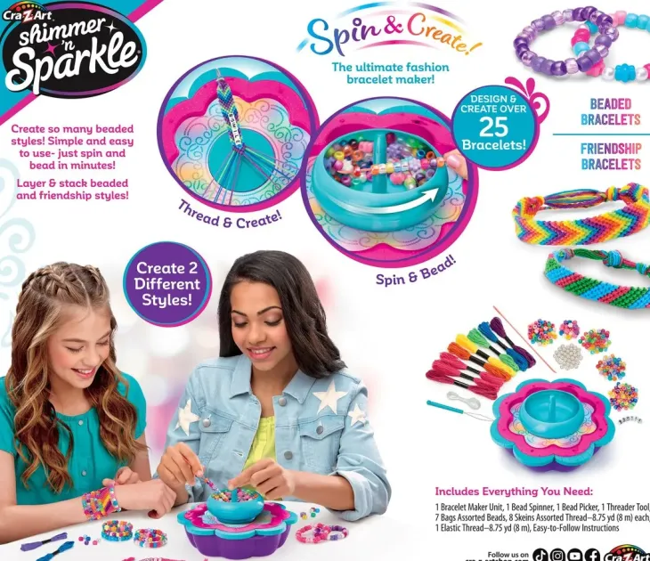 Shimmer n sparkle spin & bead rannekoru