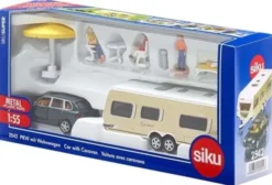 Siku auto ja asuntovaunu 1:55