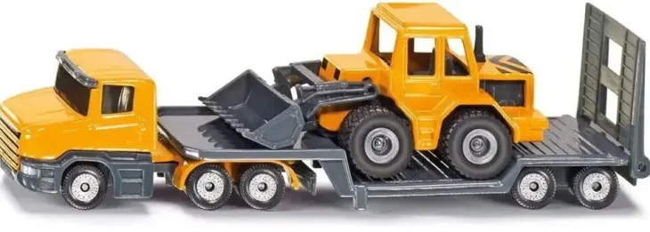 Siku volvo-rekka ja työkone