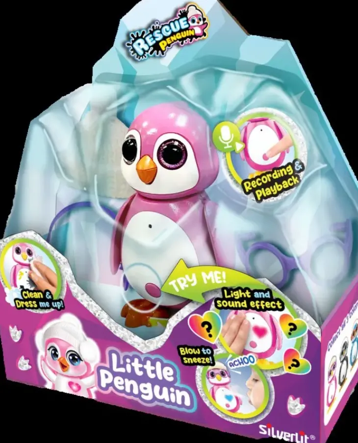 Silverlit pelasta mini pingviini pinkki