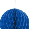 sininen paperinen pallolyhty 10cm