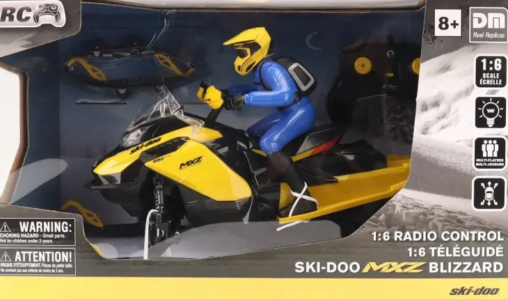 Ski-doo rc moottorikelkka 1:6