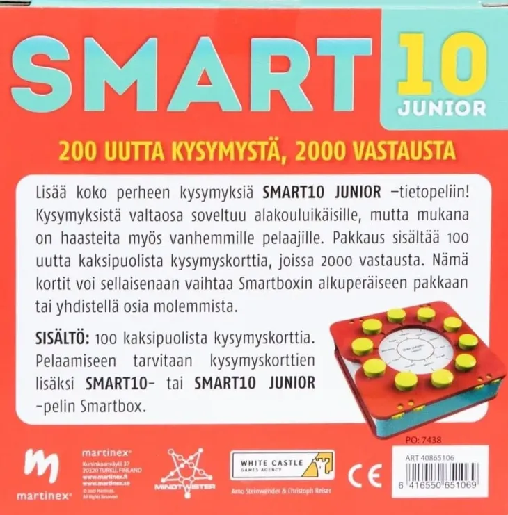 Smart10 lisäkysymykset 2 junior