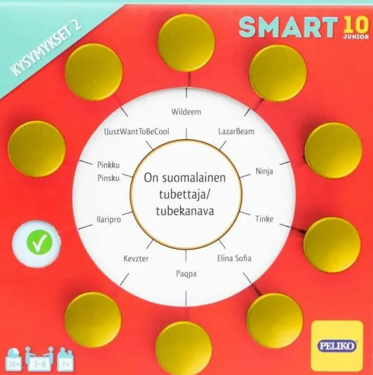 Smart10 lisäkysymykset 2 junior
