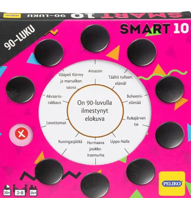 Smart 10 lisäkysymykset 90-luku