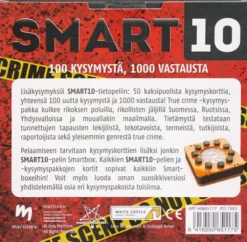 Smart 10 lisäkysymykset true crime