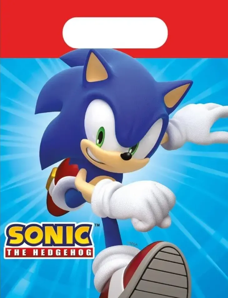 Sonic paperiset pussit 4 kpl