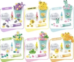 So slime flower mini garden