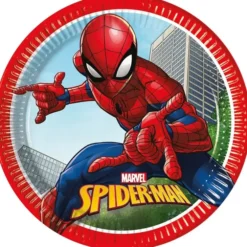 Spiderman pahvilautaset 8kpl 23cm