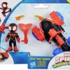 Spidey miles "spin" morales ja ajoneuvo
