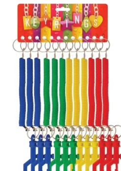 Spiraali retro avaimenperä 12cm