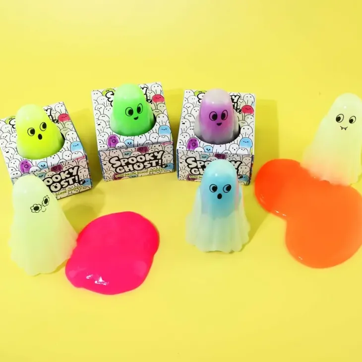 Sppoky ghost neon slime