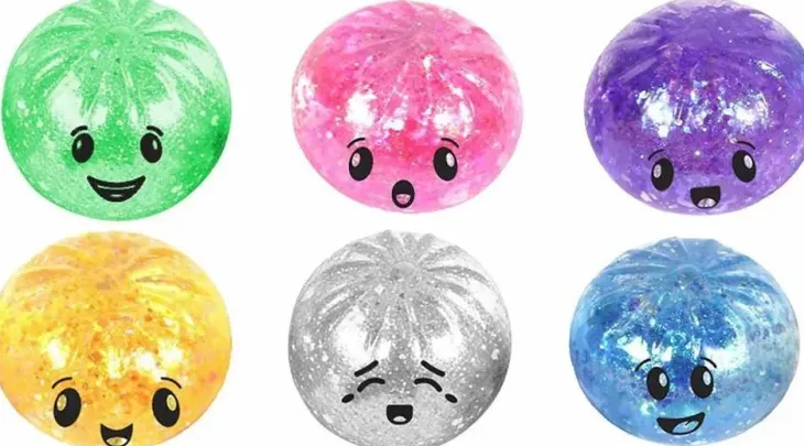 Squeeze dumpling glitter